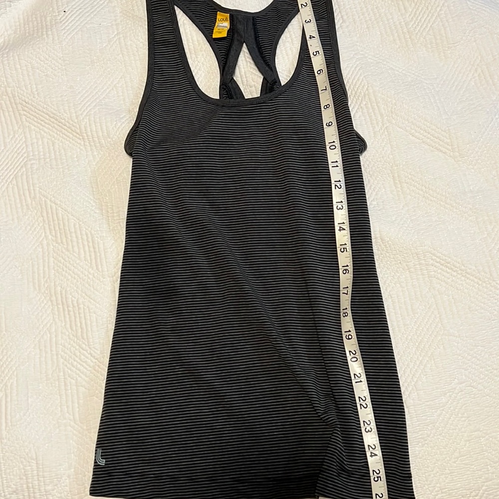 Cute cutout racerback striped workout tank